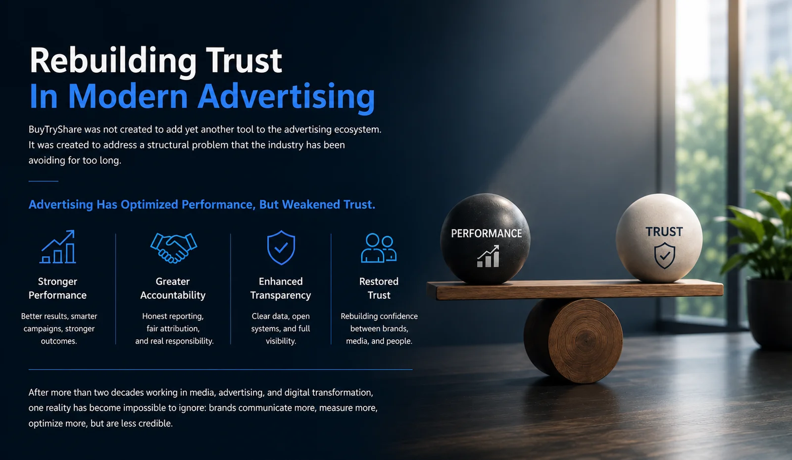 Restoring trust in modern advertising